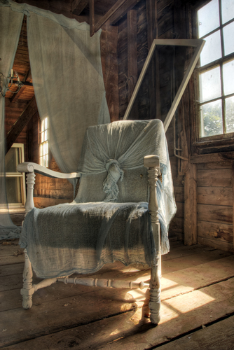 Barn, Chair, Lace
