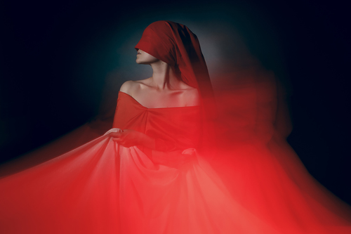 Loneliness in red.
