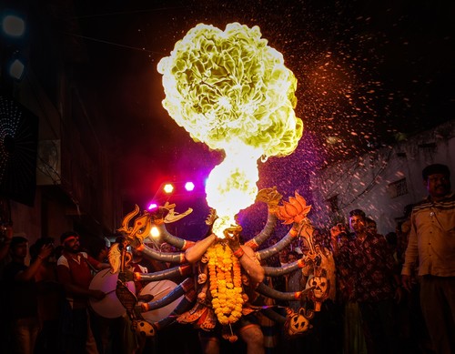 The fire play