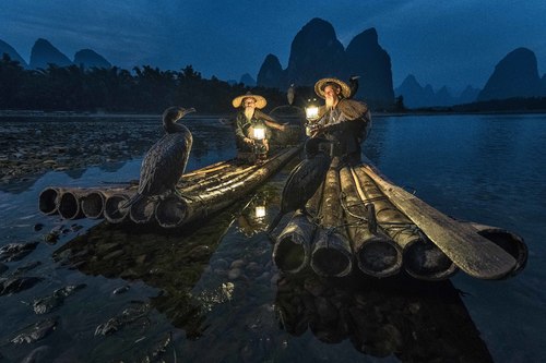 Cormorant fishermen