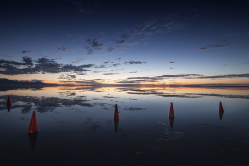 Bonneville Salt Flats Cones