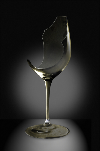 Broken Wine Glass