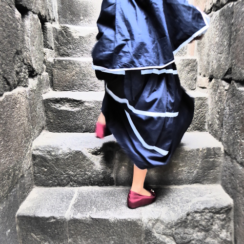 Pink Satin Shoes, Ascending