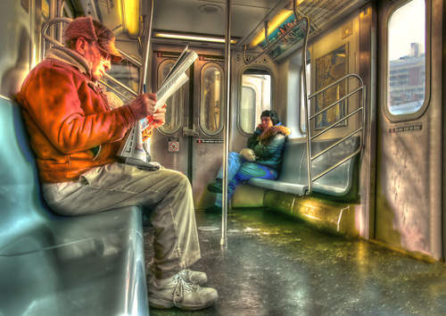 On the 4 Train in the Bronx