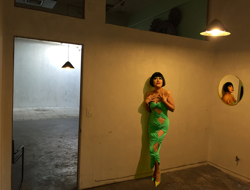 Green Dress / Yellow Room