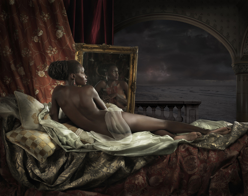 Reclining Nude at Sea
