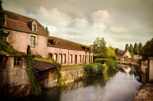 Canal, La Fert Bernard, France