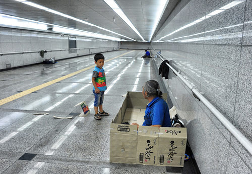 Homeless in Seoul