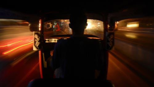 Speeding Tuk Tuk