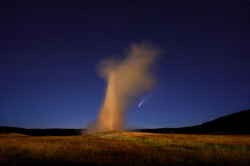 Old Faithful and Neowise