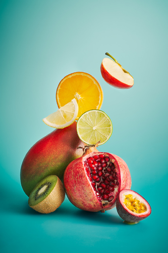 Abstract Fruit Pile