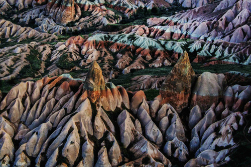 Flying over Cappadocia