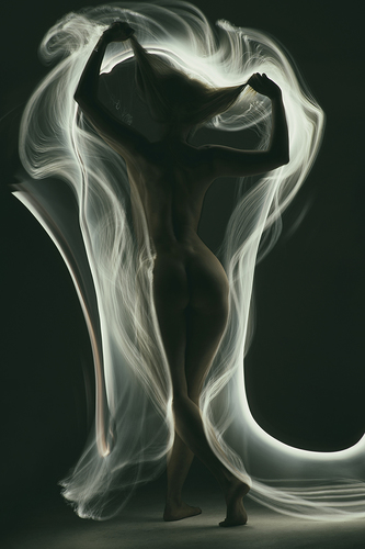 Lightpainting Yana