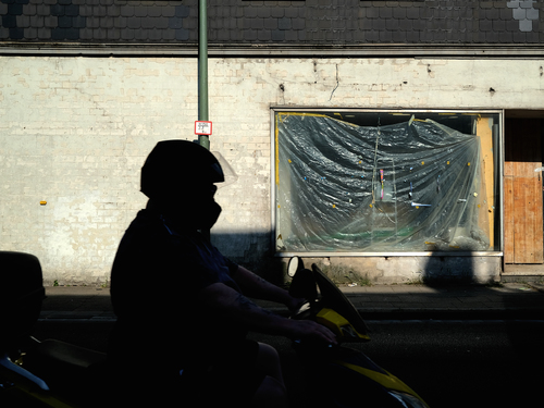Biker silhouette