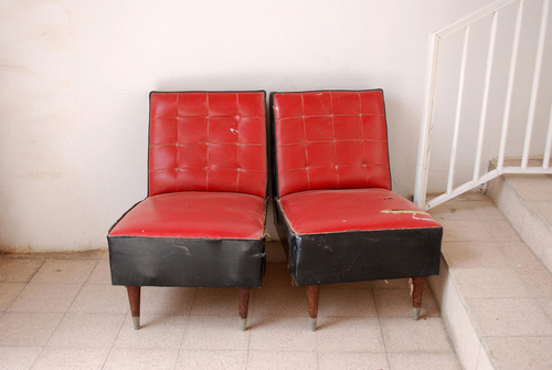 2 Red Chairs