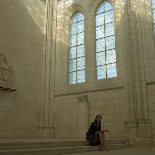 Selfportrait in Church