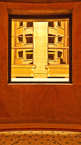 Reflection Across the Street