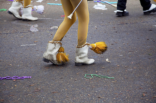 Mardi Gras Boots