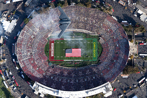 B-2 on the Fifty Yard Line