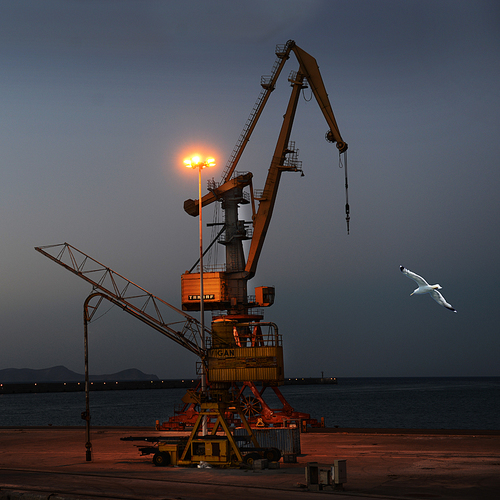 On the quay