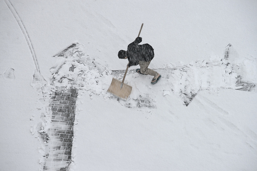 Snow shoveling