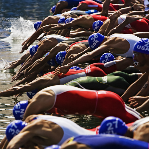 Olympic triathlon start