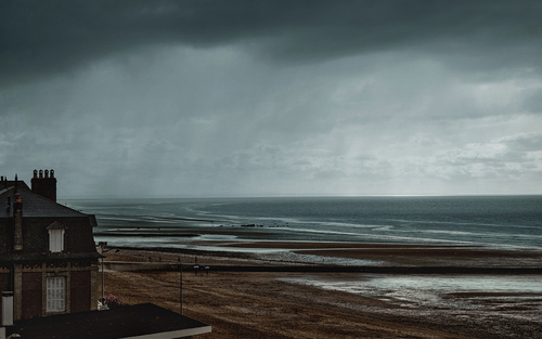 Rain coast Villers sur Mer