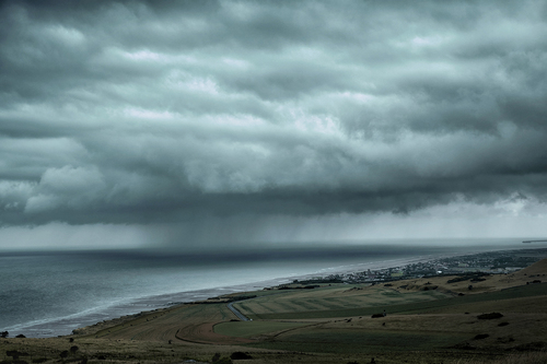 Showers over Sangatte