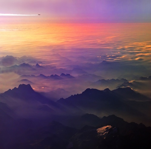 Flying to somewhere
