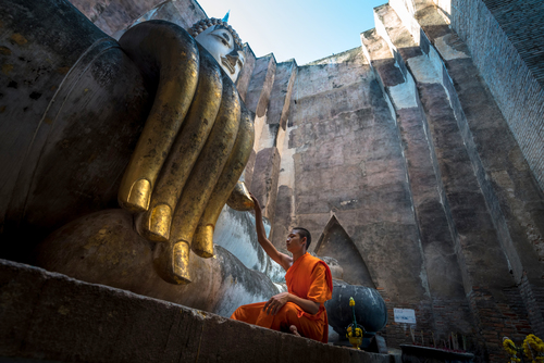 Apprentice Monk Praying