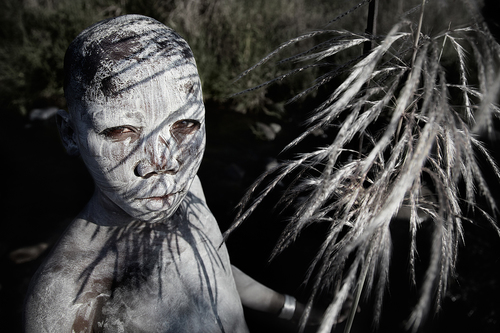 Surma boy, Ethiopia