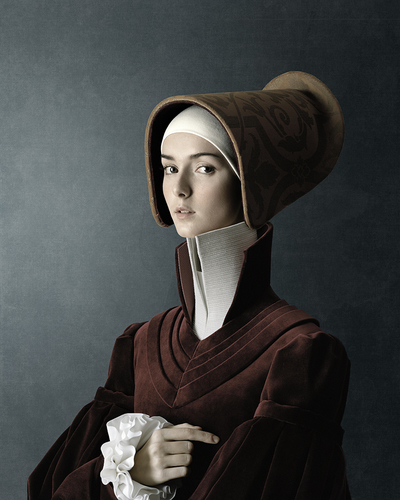 Portrait of young woman