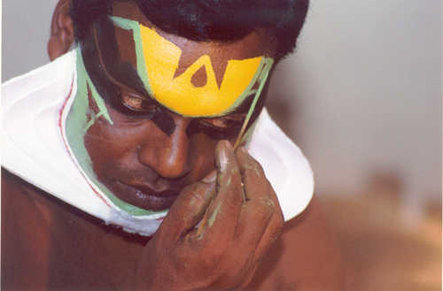 Kathakali dancer, South India