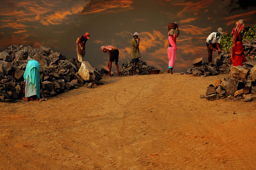 Labourers of Stone Quarry