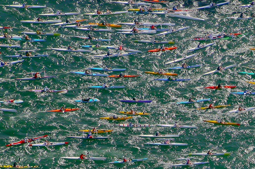 Kayak Crowd