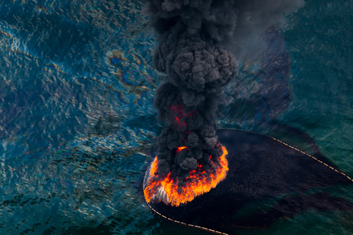 Gulf OIl Spill Burns