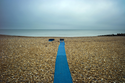 Into the sea