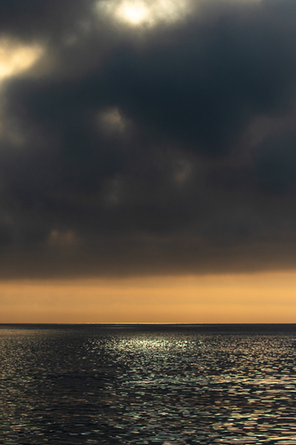 moody sunrise