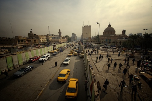 Street Between the Mosque and the Church in Bagdahd