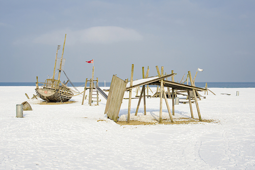 Playground in Winter