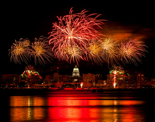 Fireworks on the 4th