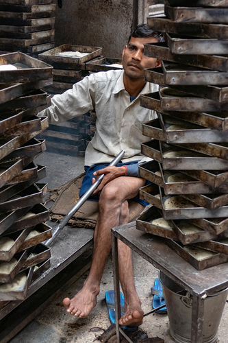 Baker, Old Delhi, India