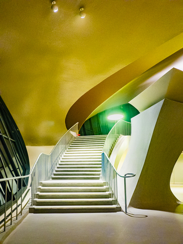 Staircase at TWA Hotel