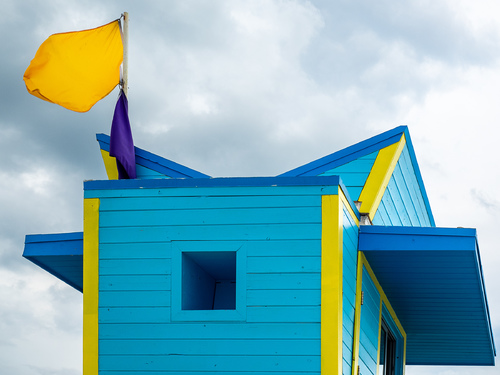 Sourh Beach Lifeguard Stand
