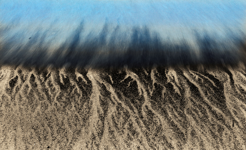 Blue sea-edge