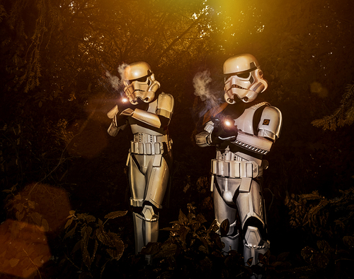 Stormtroopers having a blast