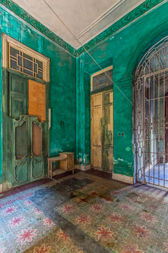 Electric Green Foyer