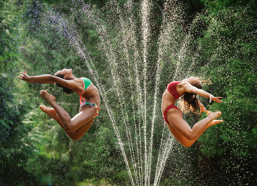 Sprinkler gymnastics 