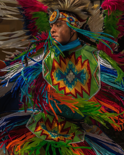 Native swirling colors