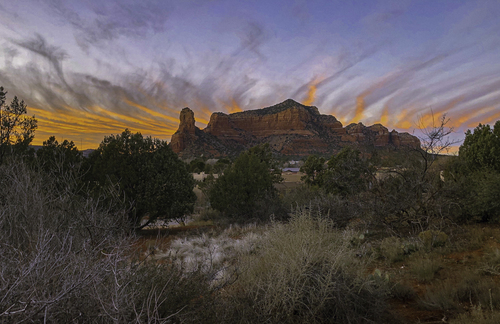 Sunset over Castle Rock